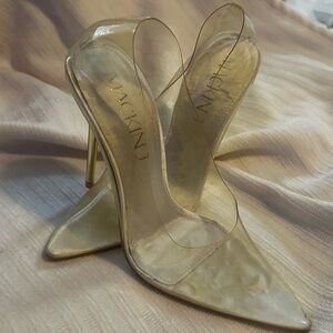 Elegant Clear Stiletto Heels